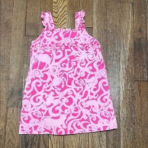 Lilly Pulitzer Pink Patterned Kids Dress